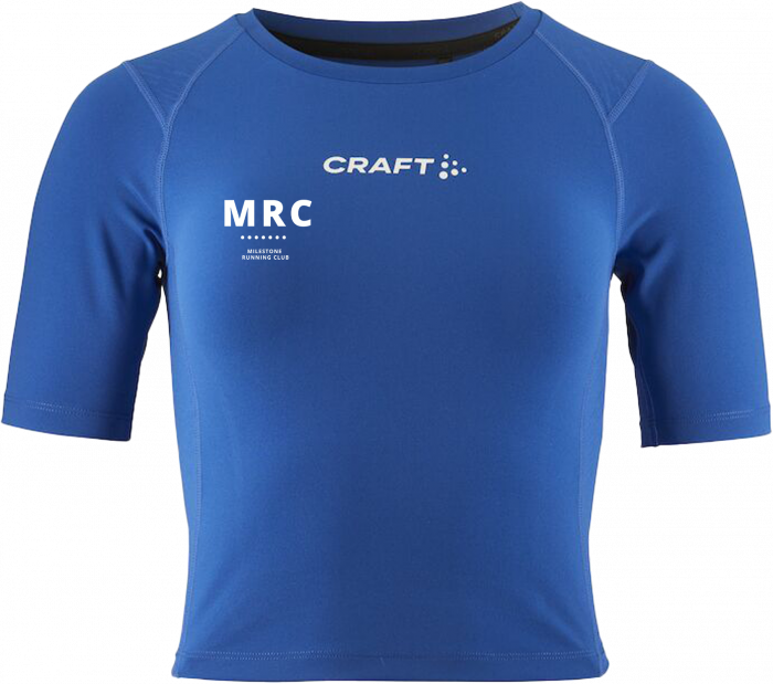 Craft - Milestone Crop Tee Dame - Club Cobolt