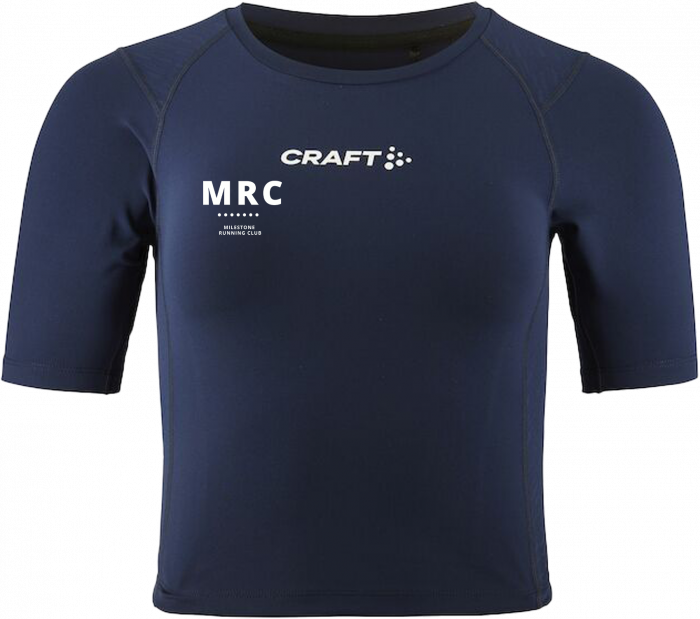 Craft - Milestone Crop Tee Women - Navy blue