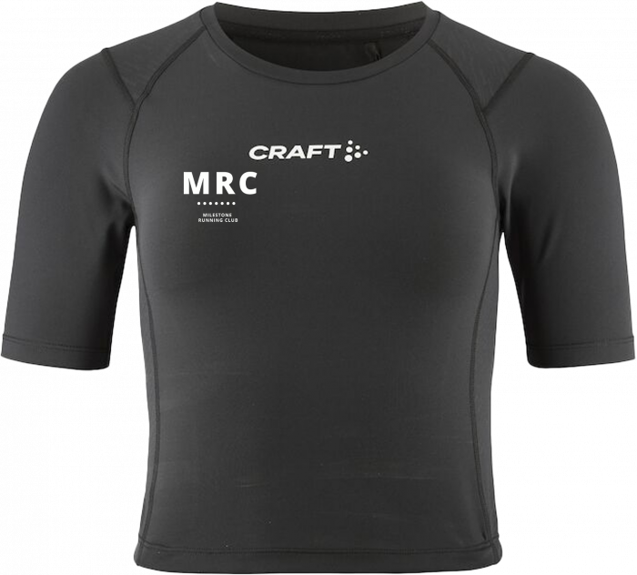 Craft - Milestone Crop Tee Women - Black