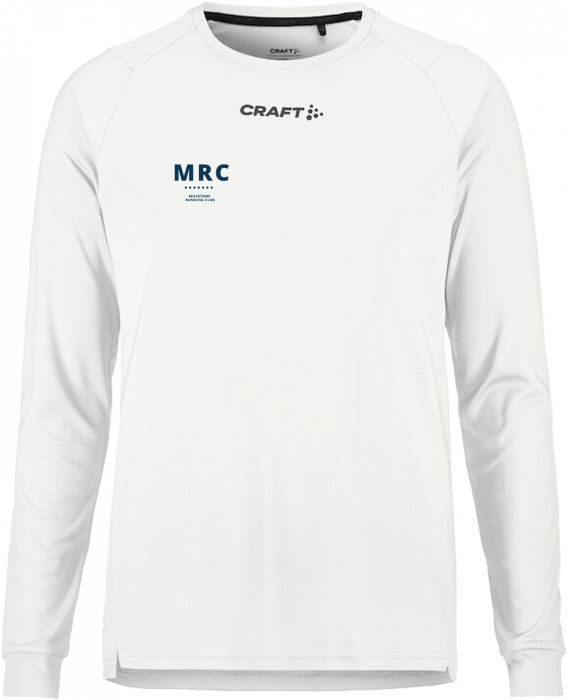 Craft - Milestone Long Sleeve Running T-Shirt Men - Vit