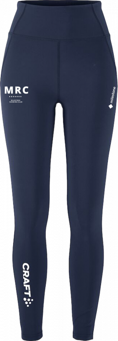 Craft - Milestone Running Tights Women - Granatowy