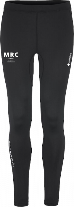 Craft - Milestone Running Tights Men - Black