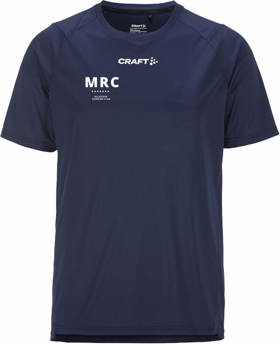 Craft - Milestone Short Sleeve Running T-Shirt Men - Azul marino