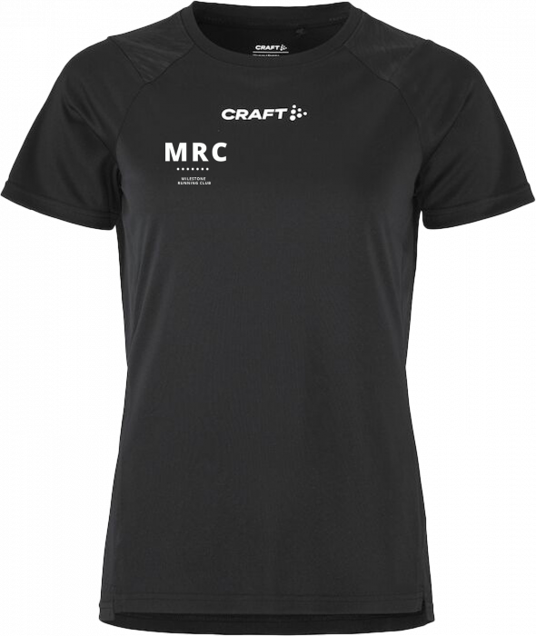 Craft - Milestone Short Sleeve Running T-Shirt Women - Preto